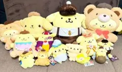 ポムポムプリンのぬいぐるみ14点セット
