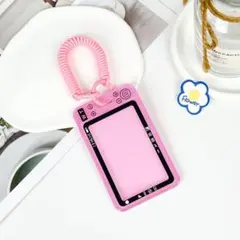 トレカケース　デジカメ　ピンク　カメラ　トレカホルダー　韓国 アイドル　推し活