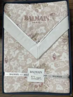 BALMAIN PARIS 綿毛布 140cm×200cm