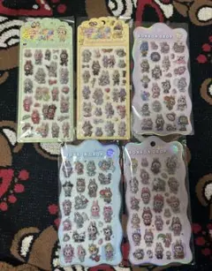 ラブブ ボンボンドロップシール3D立体シール