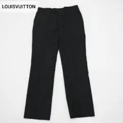 LOUIS VUITTON ダークグレー スラックス パンツ 46のサムネイル