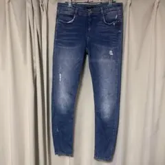◇ZARA デニム ダメージ加工 TRAFALUC DENIMWEAR ジーンズ