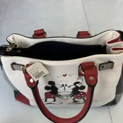 ミッキー ミニー トートバッグ ショルダー付き