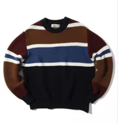 WACKO MARIA 3トーンクルーネックスウェット パープル サイズXL完売 