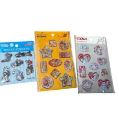 新品　ウォーターシール　3セット　ディズニー　ピングー　ベイマックス　ライオン