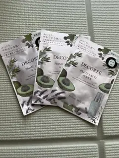 DECORTÉ PRIME LATTE フェイスマスク 3枚セット　プリムラテ