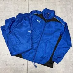 極美品 PUMA ウィンドブレーカー セットアップ トリコット裏地 防風 プーマ