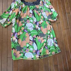 SoRay チュニック 花柄 五分袖のサムネイル