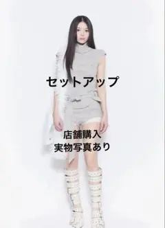theredthread frayed tweed corset セットアップ - メルカリ