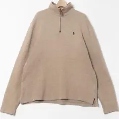 Polo by Ralph Lauren ハーフジップ　ポニー刺繍　メンズM〜L