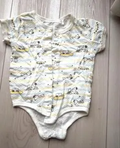 60サイズ スヌーピー 半袖ロンパース