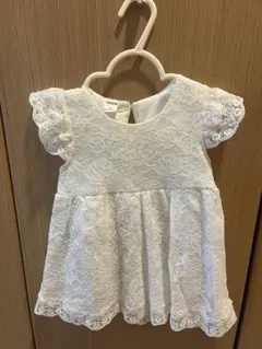 ホワイトレースワンピース ~95cm