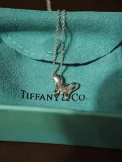 美品 ティファニー バタフライ ネックレス