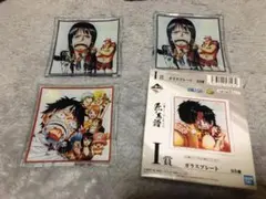 ワンピース 一番くじ 匠ノ系譜 I賞 ガラスプレート 3枚セット まとめ売り