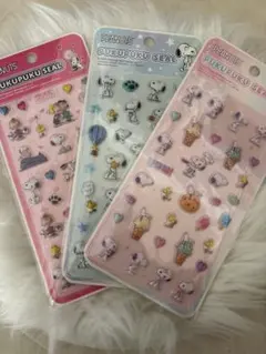 スヌーピーぷくぷくシールセット♡