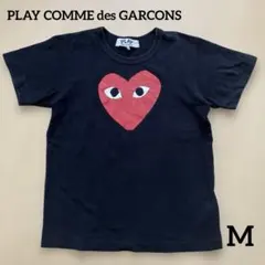 PLAYコムデギャルソン ビッグハートTシャツ M 黒 ブラックのサムネイル