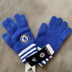 【新品未使用】adidas アディダスCHELSEA手袋 ブルー