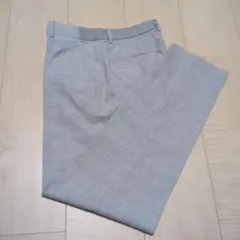 UNIQLO　ユニクロ　スマートスタイルアンクルパンツ　グレー　チェック　M