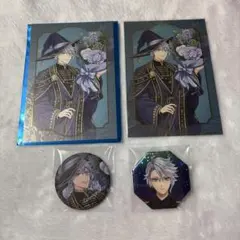 ツイステ　アズール　ブルームバースデー　マット　缶バッジ　ポスカ　ブレジュ