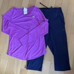 ニューバランス　ロンTとパンツのセット　Sサイズ