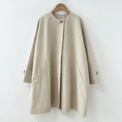 美品✨マッキントッシュ【ROSLEY/ロズリー】ウエザーコットンノーカラーコートのサムネイル
