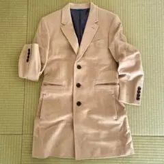 期間限定値引き　LANVIN　ランバン　チェスターコート　カシミア