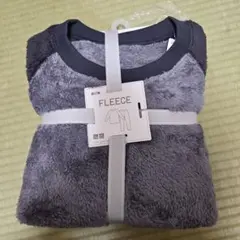 ユニクロ　フリース上下セット ルームウェア Mサイズ グレー　パジャマ