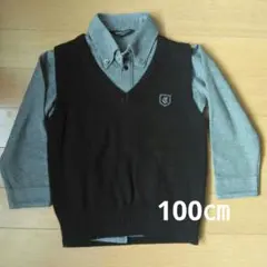 COMME CA ISM 長袖シャツ、ベストのセット