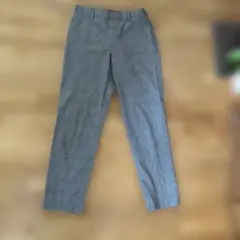 【ユニクロ】チェック　クロップドパンツ