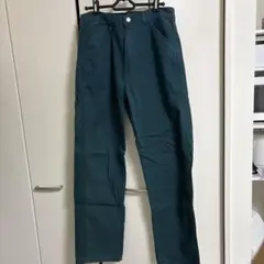 グリーン ワークパンツ