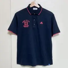 adidas ゴルフウェア ポロシャツ ネイビー Mのサムネイル