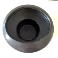 黒色モダン陶器フラワーベース