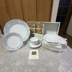 未使用 ノリタケ レースウッドゴールド カップ&ソーサー 5客 パーティーセット