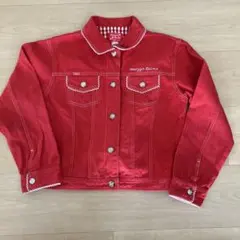 メゾピアノ✨mezzo piano レッドデニムジャケット 130