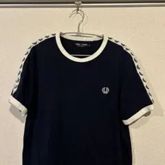 FRED PERRY 半袖 Tシャツ ネイビー Mサイズのサムネイル
