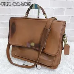 OLDCOACHオールレザー A4 2WAY ショルダーブリーフケース 通勤通学