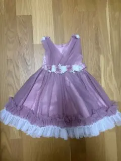 結婚式　ドレス　プリンセス　ピンク　100cmのサムネイル