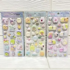 【正規品】すみっコぐらし　もっと！ふにふにシール　マシュマロシール　3点