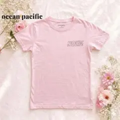 希少L★Ocean PacificバックプリントTシャツ ピンク OPサーフ古着のサムネイル
