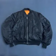 美品☆90s USA製 ALPHA MA-1 フライトジャケット カーキ色系XL - メルカリ