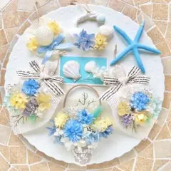 317ドライフラワー ガーランドꕤ︎︎潮風のガーランドꕤ︎︎流木ꕤ︎︎2Wayꕤ︎︎母の日ꕤ︎︎