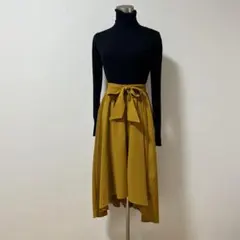 フレアスカート　INGNI 黄色