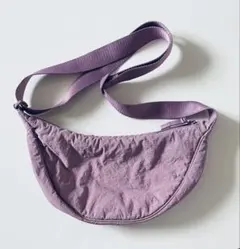 ユニクロ ラウンドミニショルダーバッグ 廃盤色 パープル