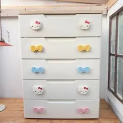 ハローキティ(=^・^=)Hello Kitty チェスト 5段 楽天市場】チェスト 5段 収納ケース 収納ケース 収納ボックス 完成品 5