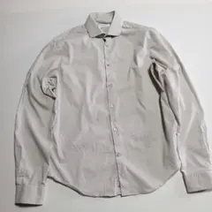 b*s様 C784 カルバンクライン　長袖シャツ　柄シャツ　グレー　M