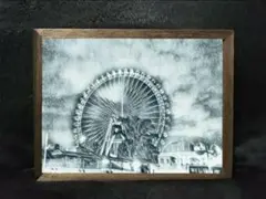 『幻想の観覧車』絵画風オリジナル作品