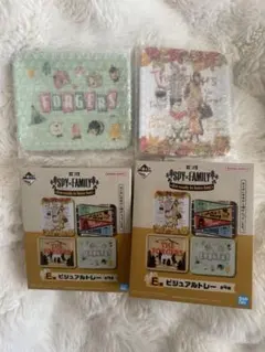 SPY×FAMILY 1番くじ E賞 ビジュアルプレート 2種セット
