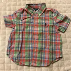 Ralph Lauren チェック柄半袖シャツ 24M/90cm