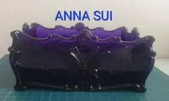 ANNA SUI 小物入れ パープル 蝶 バラのサムネイル