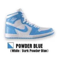 NIKE Air Jordan 1 ミニチュア パウダーブルー